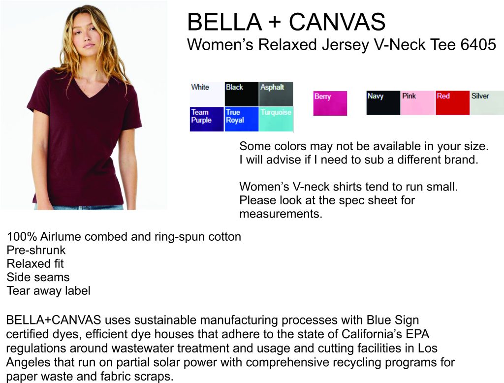 2026 BC 6405 WOMENS V NECK